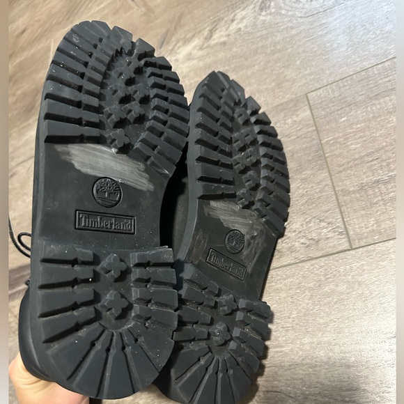 Timberland 12907 Classic 6 Inch Premium Waterproof Boots Black 7Y 8.5 NWOB - Picture 4 of 6